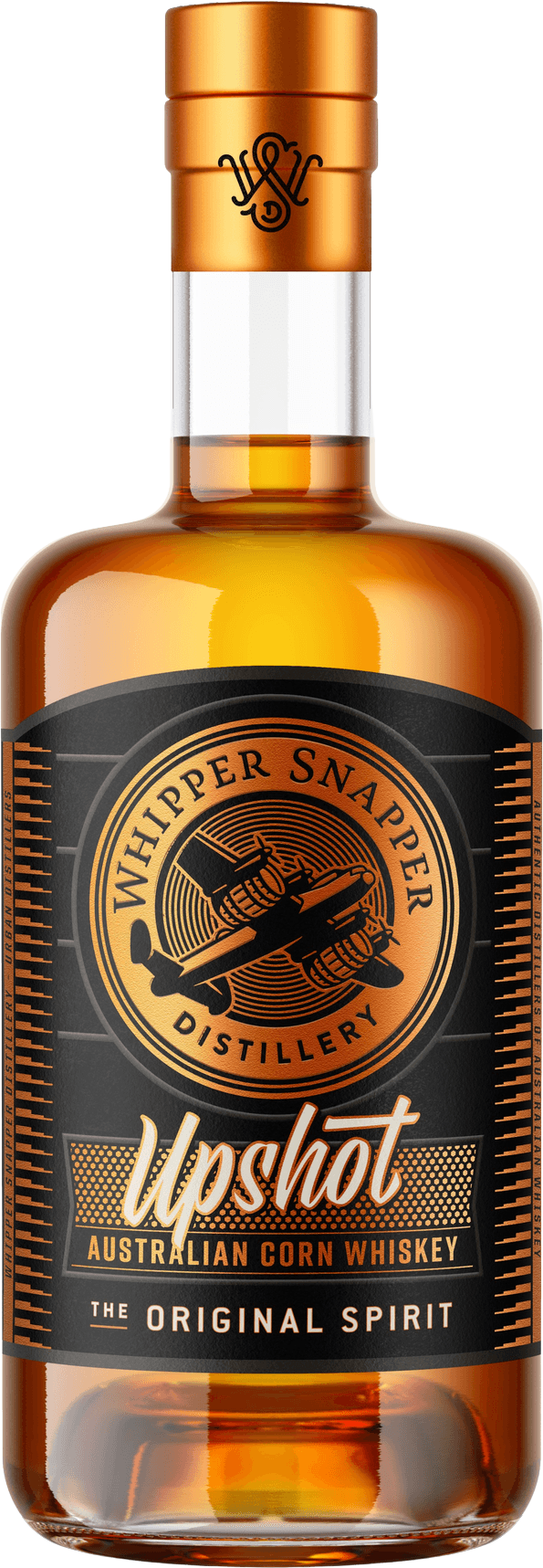 Whipper Snapper Distillery Upshot Cask Strength Australian Whiskey bottle